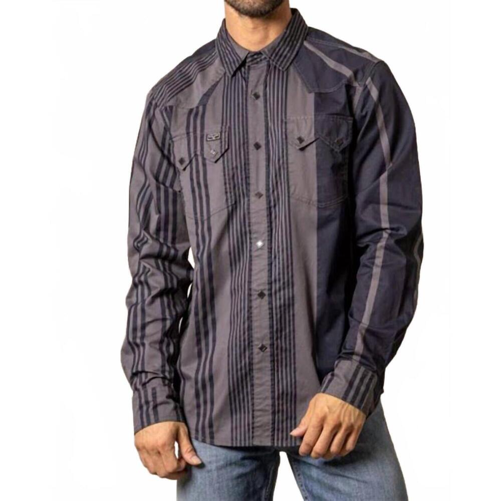 NEW KIMES RANCH men's western shirt in black